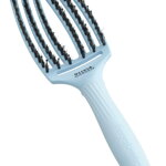 OLIVIA GARDEN Finger Brush Pastel Blue kefa na vlasy masážna 6-radová stredná 