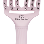 OLIVIA GARDEN Finger Brush set 12 ks kefa na vlasy masážna 6-radová stredná rôzne farby